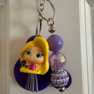 Rapunzel bag charm
